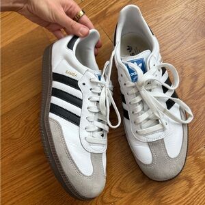 Adidas Samba Classic White and Black Shoes
